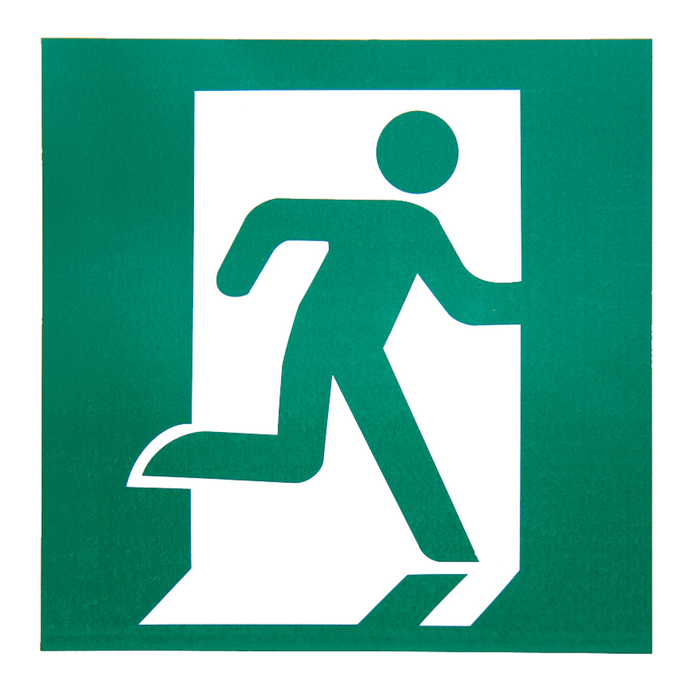 Знаки (ВЫХОДИТЬ ЗДЕСЬ ПРАВОСТОРОН.) Пленка самоклеющ.ПВХ — Ограждения