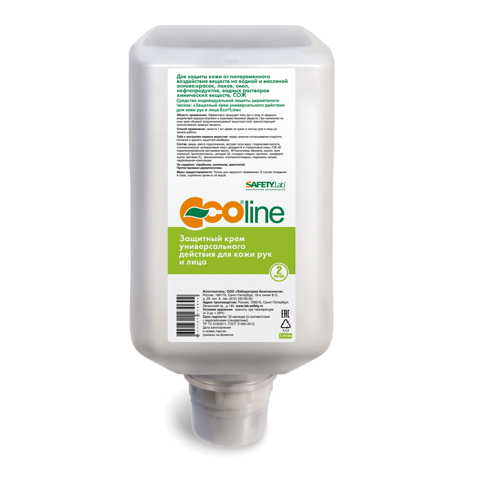 Крем защитный Eco Line универсал.действия для кожи рук и лица — Защита кожи