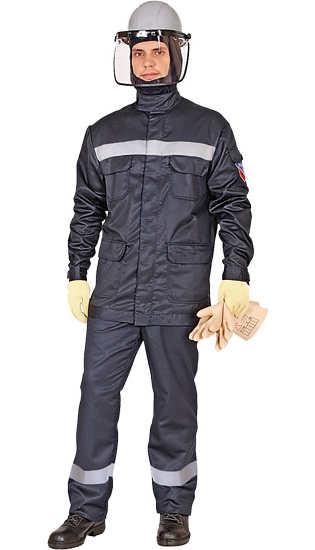 Костюм ЭЛЕКТРА ЛН-19 СО кур+п/к — Защита от электрической дуги