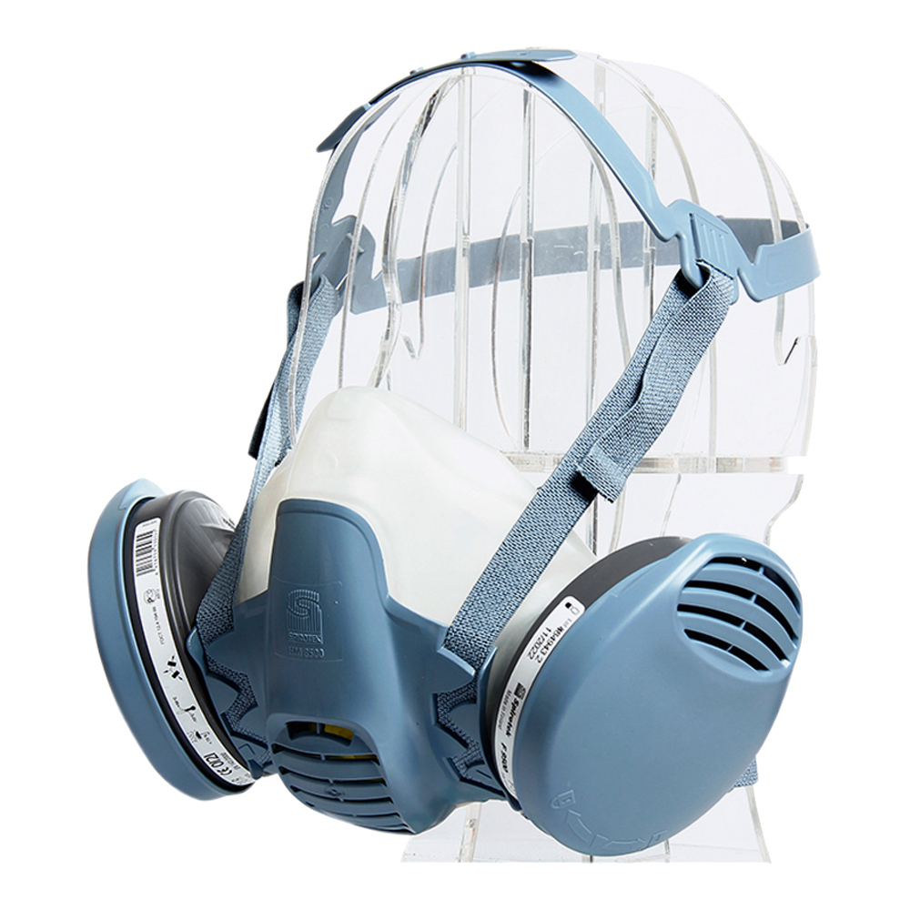 Полумаска (респиратор)  SPIROTEK HM8500 мт. термопластичный эластомер больш. — Респираторы противогазоаэрозольные и противогазовые