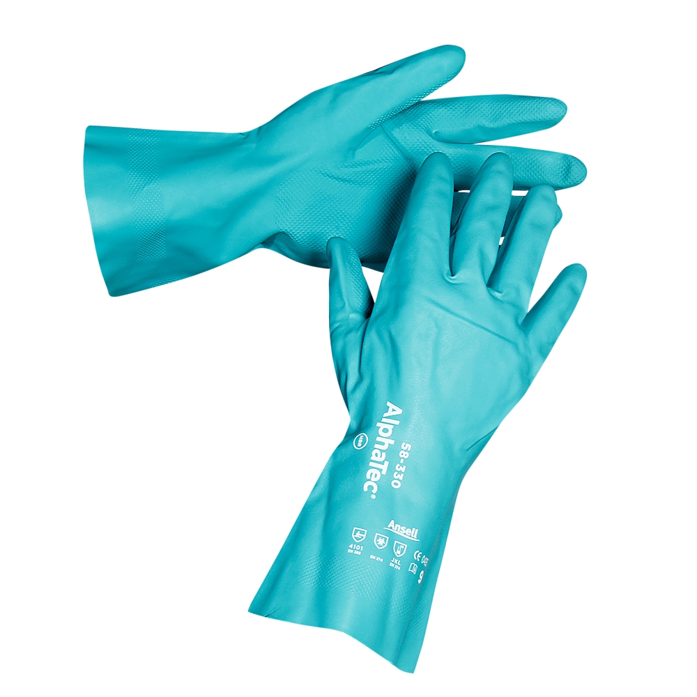 Перчатки ANSELL ALPHATEC 58-330 — Защита от химикатов и микроорганизмов