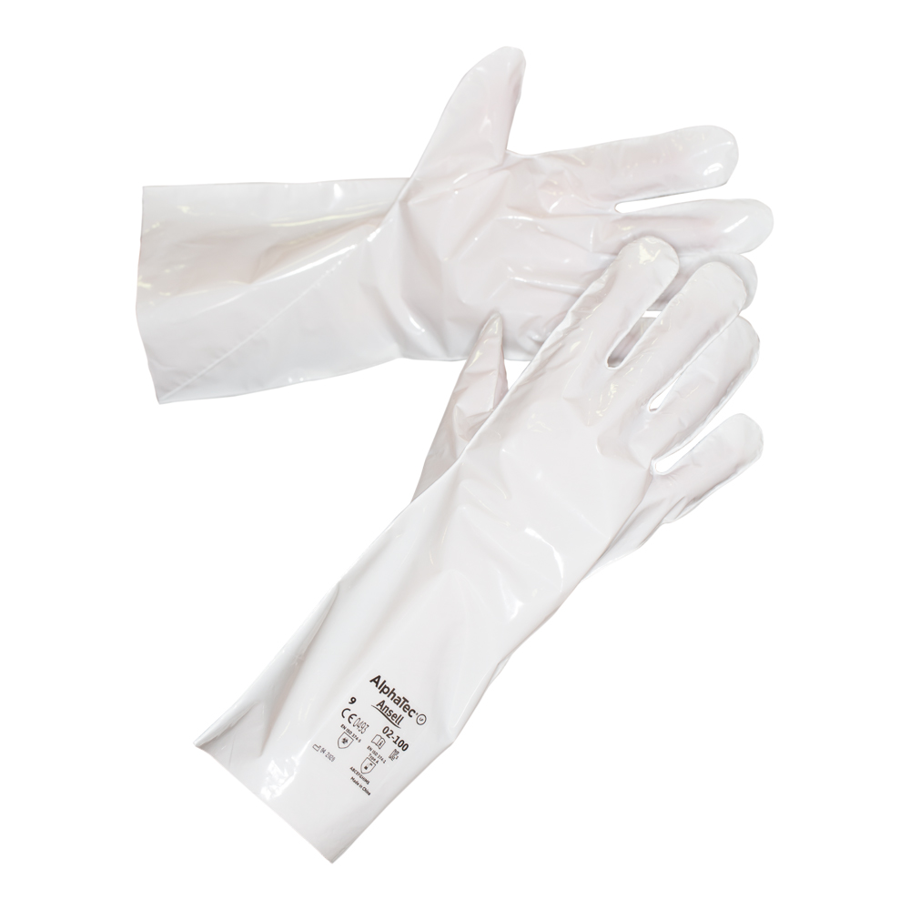 Перчатки ANSELL ALPHATEC 02-100 — Защита от химикатов и микроорганизмов