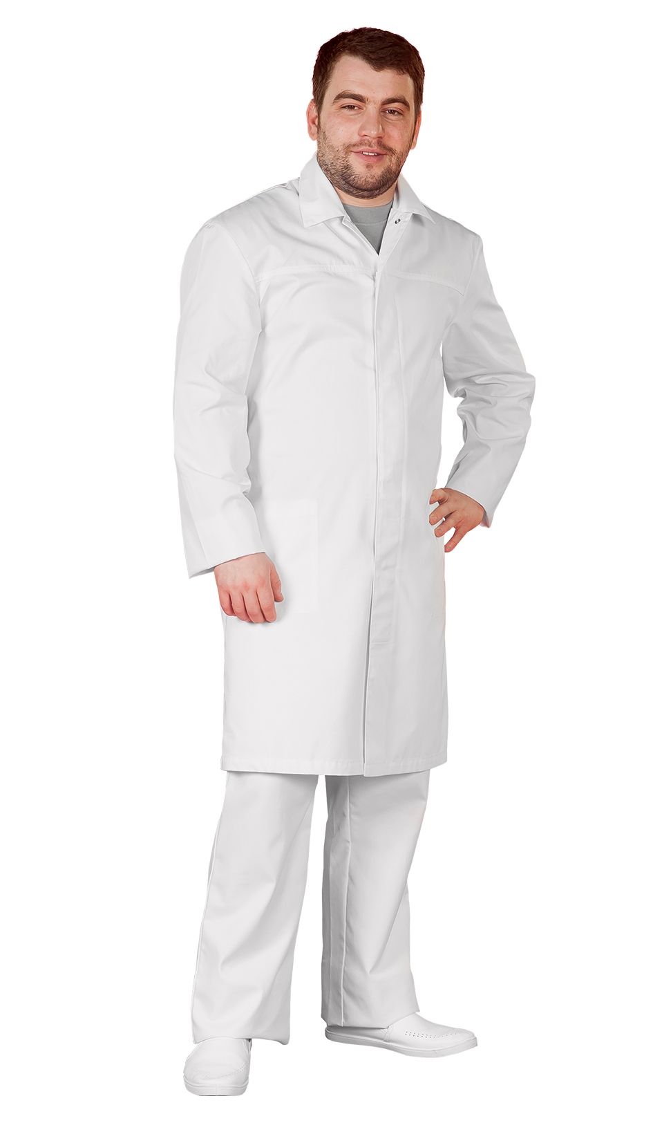 Халат АСТИ — Для предприятий торговли, общественного питания, бытового обслуживания