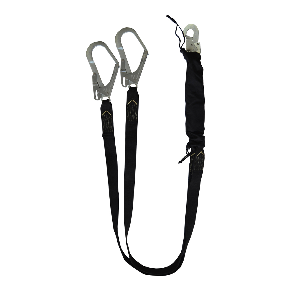 Строп Safe-Tec ленточный ABF712R-56 двойной с амортизатором — Средства защиты от падения с высоты
