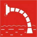 Знаки (ПОЖАРНЫЙ ВОДОИСТОЧНИК) Пленка самоклеющ.ПВХ — Ограждения