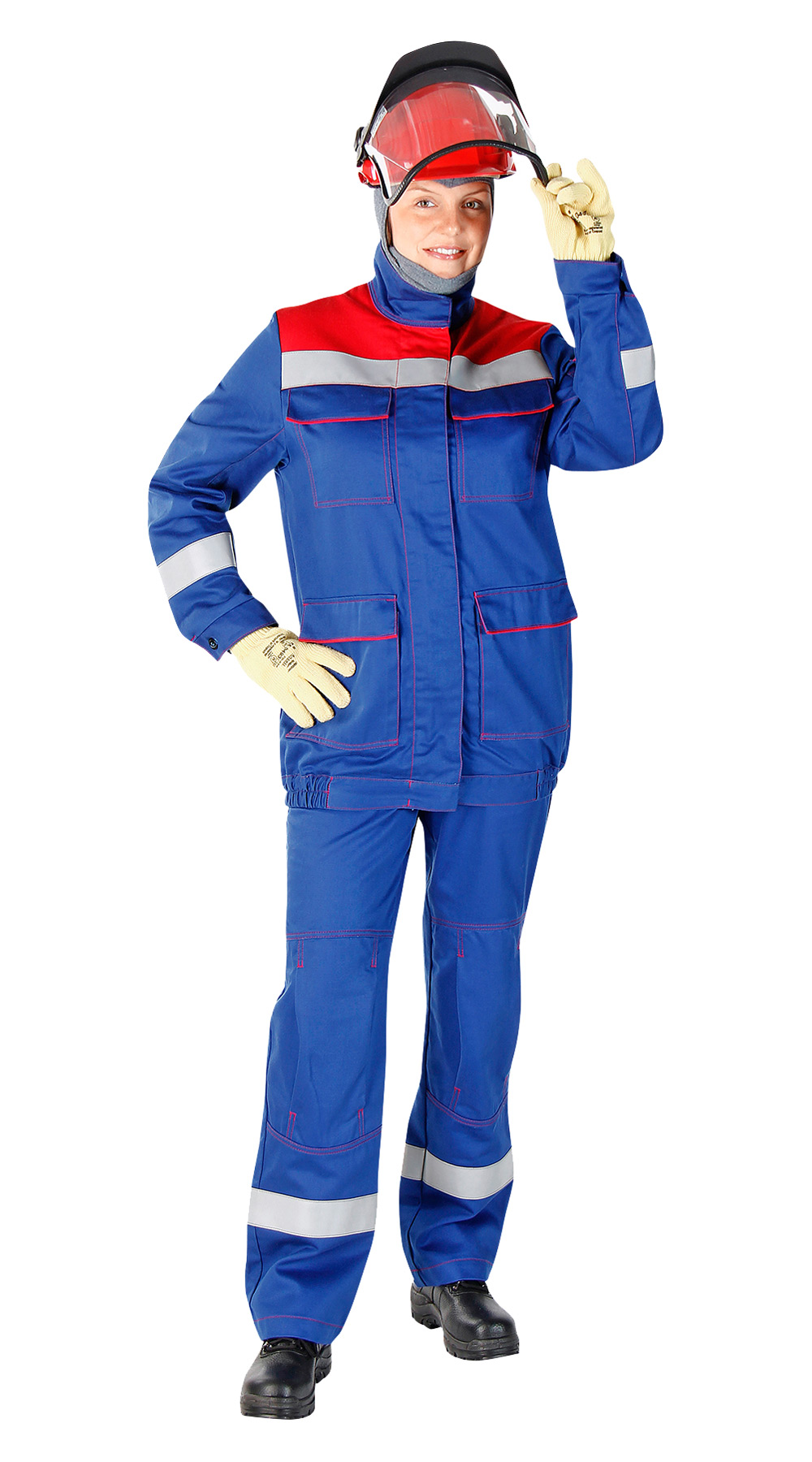 Костюм ЭЛЕКТРА Л-3 БИО СО ЛЕДИ (кур+бр) — Защита от электрической дуги