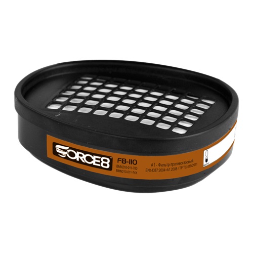 Фильтр (пар) SPIROTEK A1 F8-110 противогазовый — Респираторы противогазоаэрозольные и противогазовые