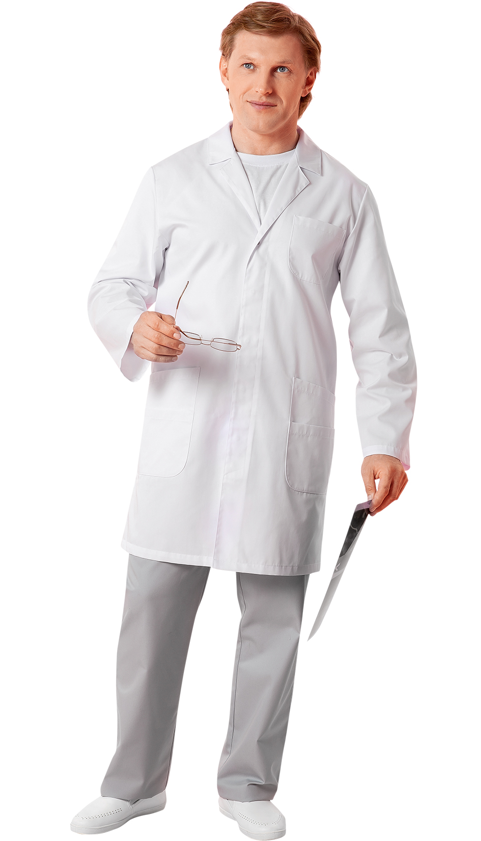 Халат АНДРОС — Медицинская спецодежда