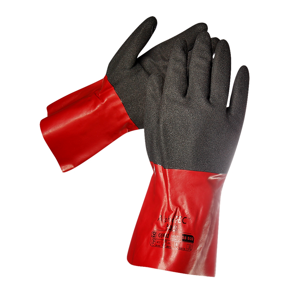 Перчатки ANSELL ALPHATEC 58-530B — Защита от химикатов и микроорганизмов