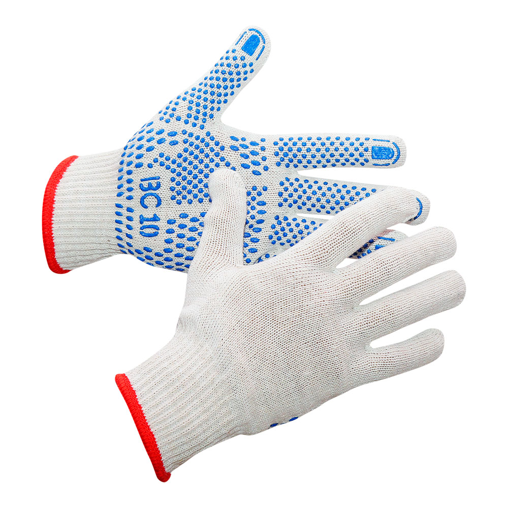 Перчатки ВС 10 трикотажные (10 кл.в.) — Защита от механических рисков