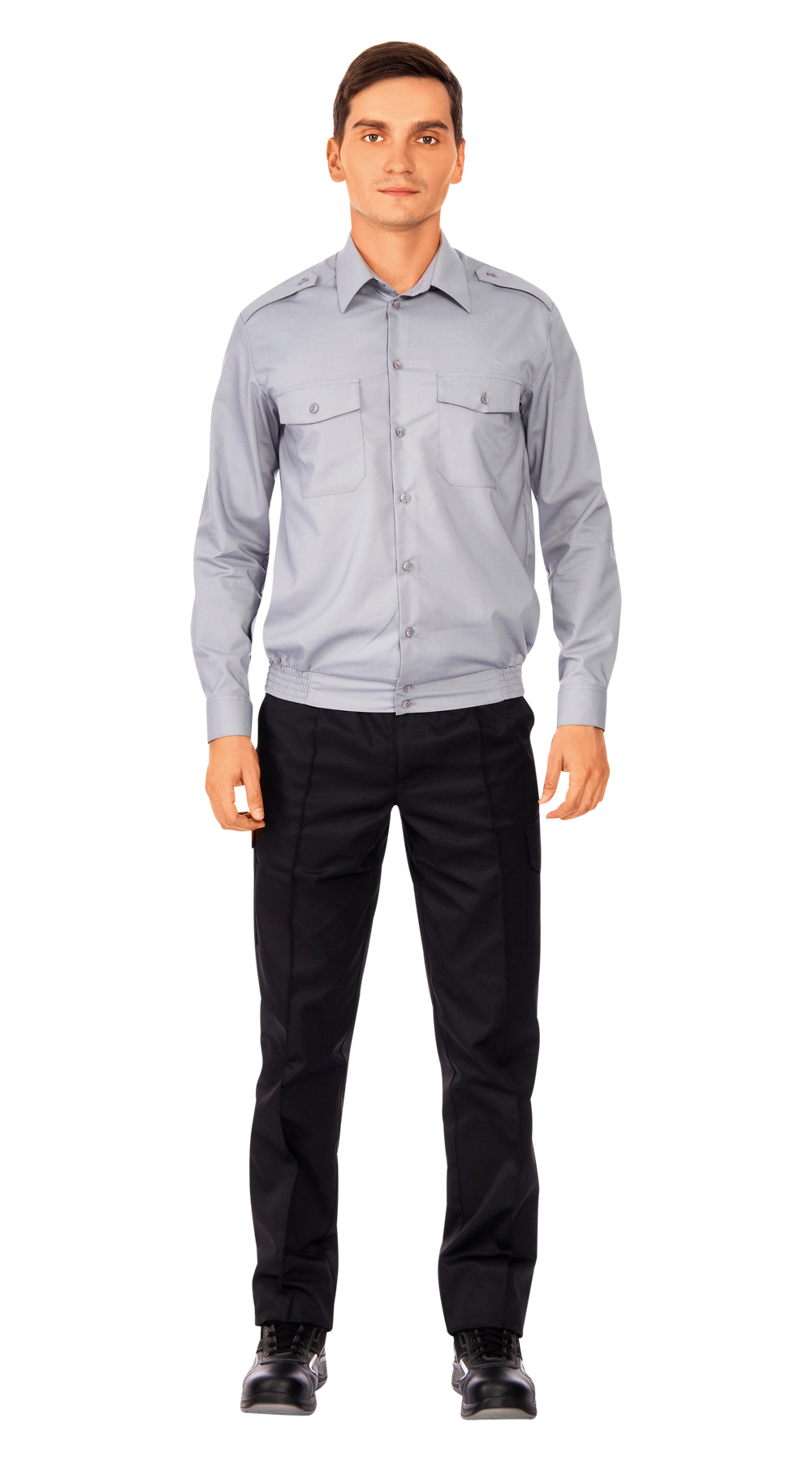 Сорочка ПАТРУЛЬ с длинным рукавом — Для охранных структур