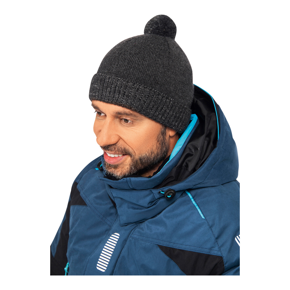 Шапка с помпоном трикотажная — Головные уборы