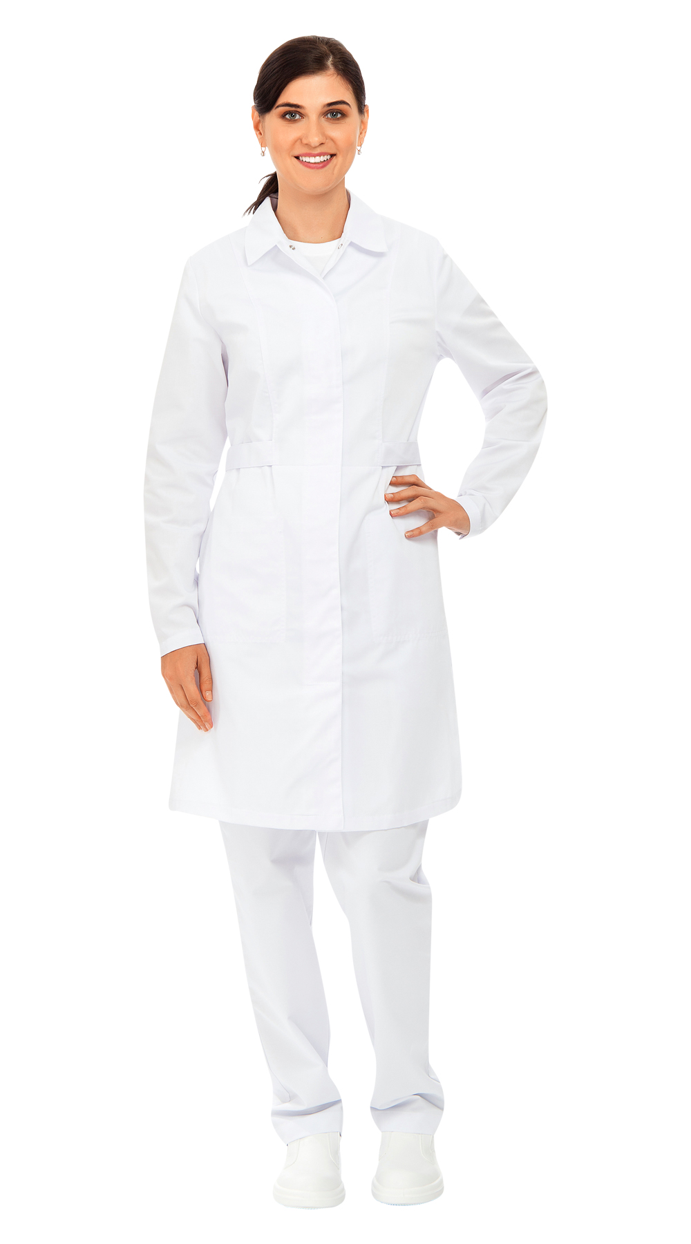 Халат АСТИ ЛЕДИ Оптима — Для предприятий торговли, общественного питания, бытового обслуживания