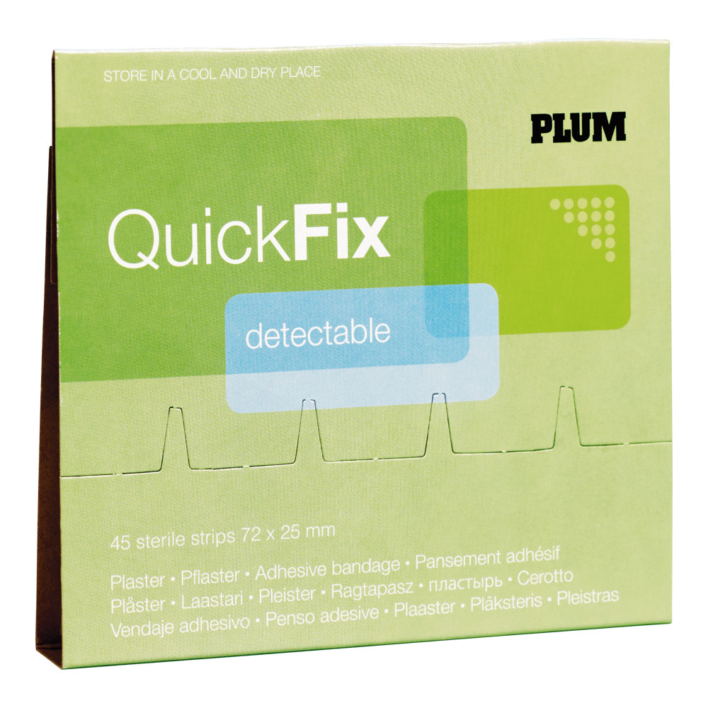 Лейкопластырь PLUM КВИК ФИКС детектируемый в кассетах 5513 — Первая помощь