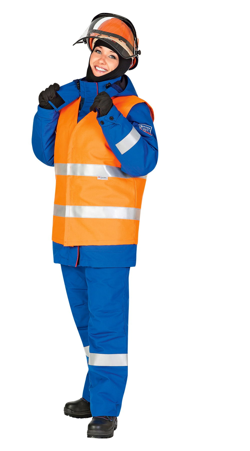 Жилет сигнальный ЭЛЕКТРА ГАБАРИТ FR огнестойкий — Аксессуары