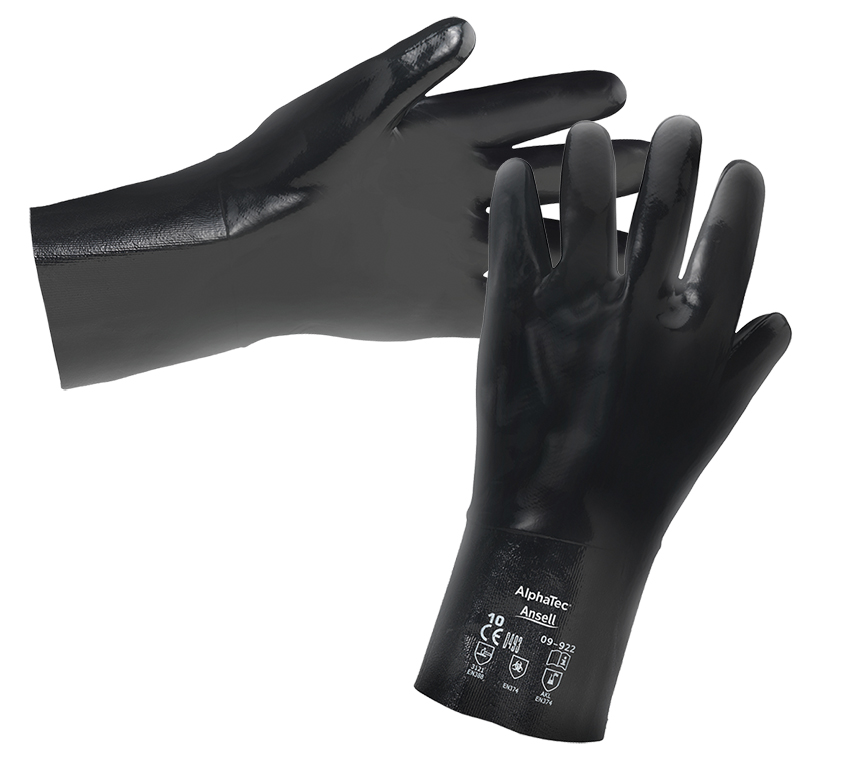 Перчатки ANSELL ALPHATEC 09-922 — Защита от химикатов и микроорганизмов