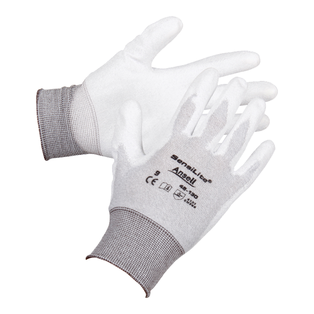 Перчатки ANSELL СЕНСИЛАЙТ 48-130 (ESD) — Защита от механических рисков
