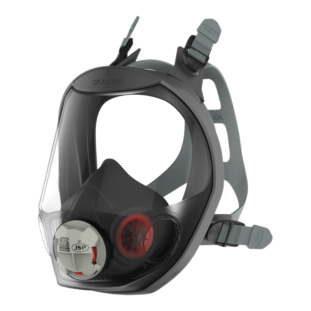 Маска полнолицевая SPIROTEK FORCE 10 JSP размер L — Респираторы противогазоаэрозольные и противогазовые