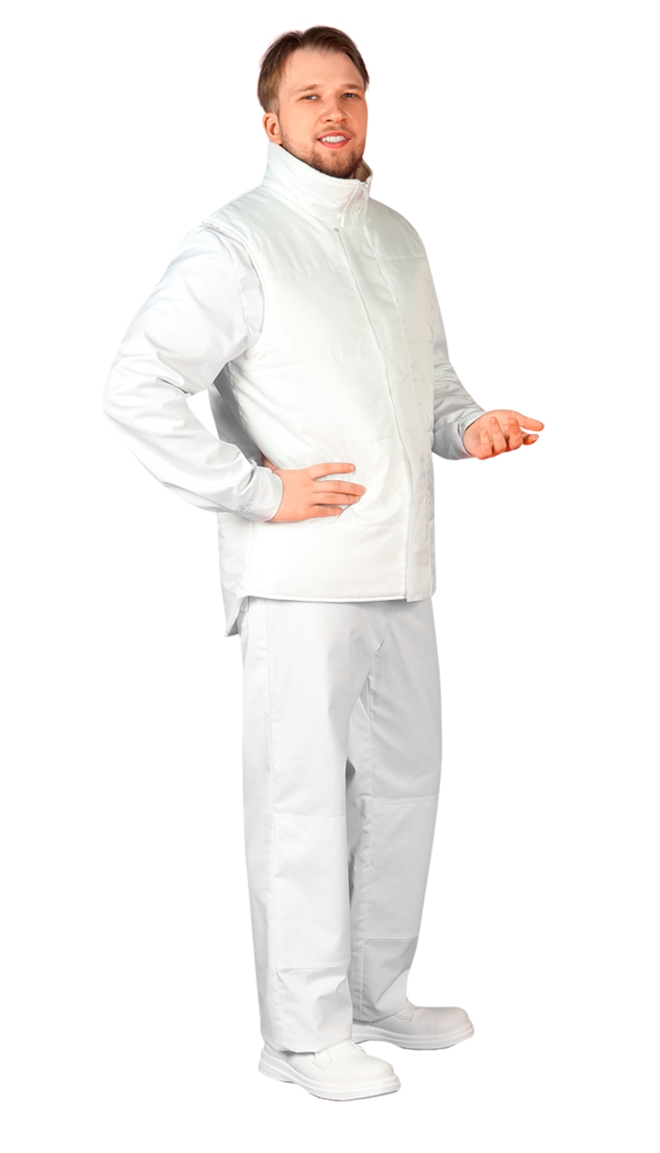 Жилет ПАРМА — Для предприятий торговли, общественного питания, бытового обслуживания