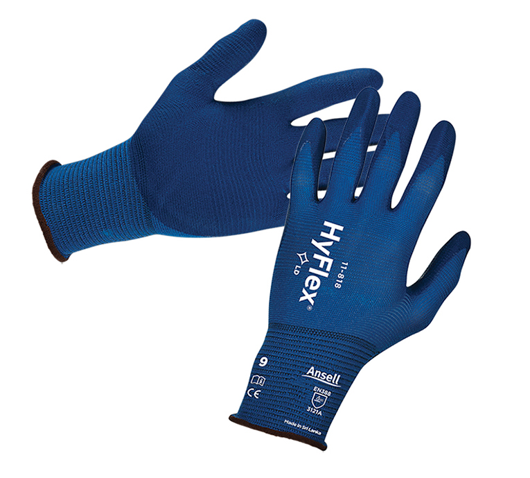 Перчатки ANSELL HYFLEX 11-818 — Защита от механических рисков