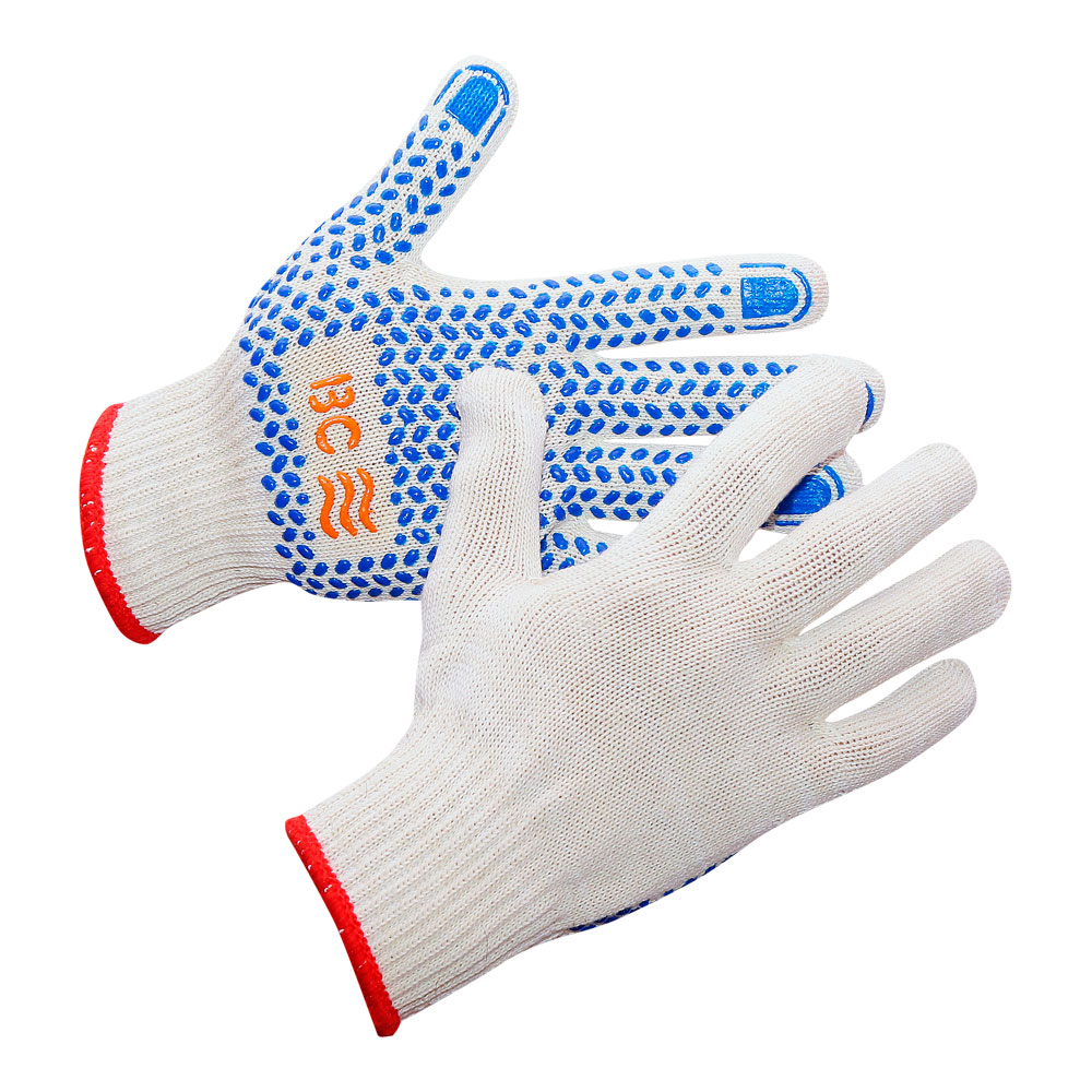 Перчатки ВС ВОЛНА трикотажные (10 кл.в.) — Защита от механических рисков