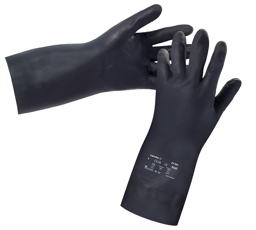Перчатки ANSELL ALPHATEC 29-500 — Защита от химикатов и микроорганизмов