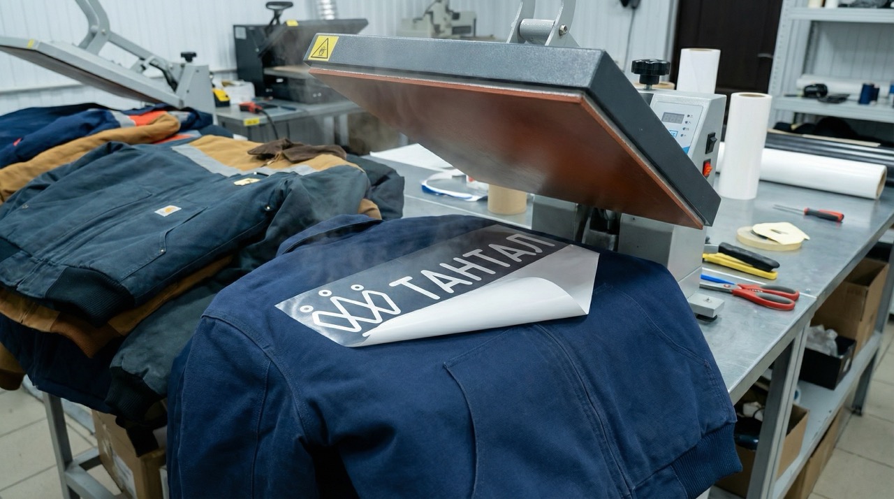 Нанесение логотипов