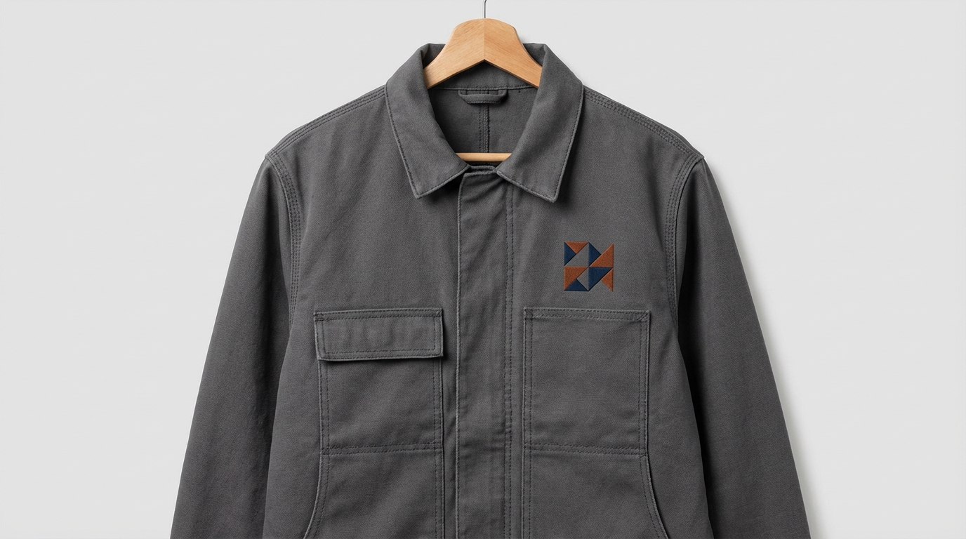 Пример адаптации фирменного знака на спецодежде